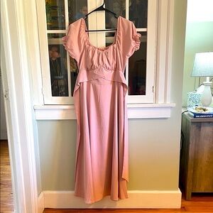 Amazon Blush Pink High Low Dress